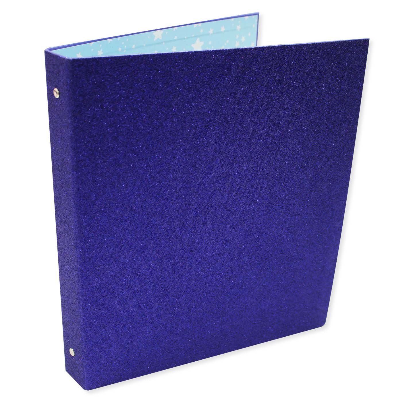 U Style Purple Glitter 3Ring Binder Shop Binders at HEB