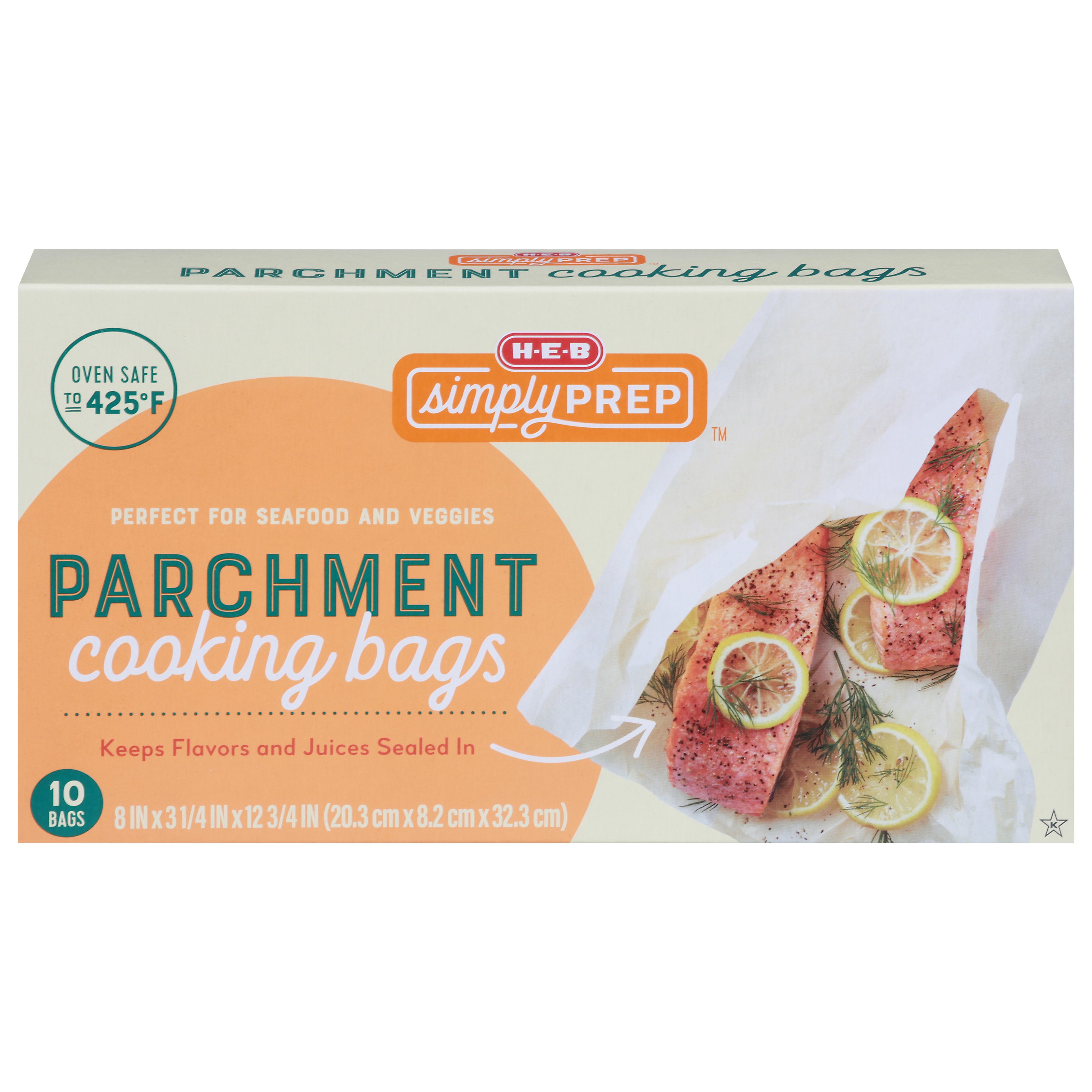 HEB Simply Prep Parchment Cooking Bags Shop Foil & plastic wrap at