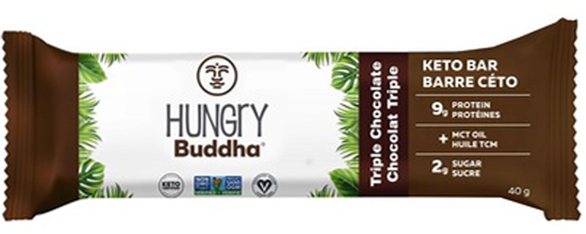 Hungry Buddha Triple Chocolate Keto Bar Shop Granola & snack bars at