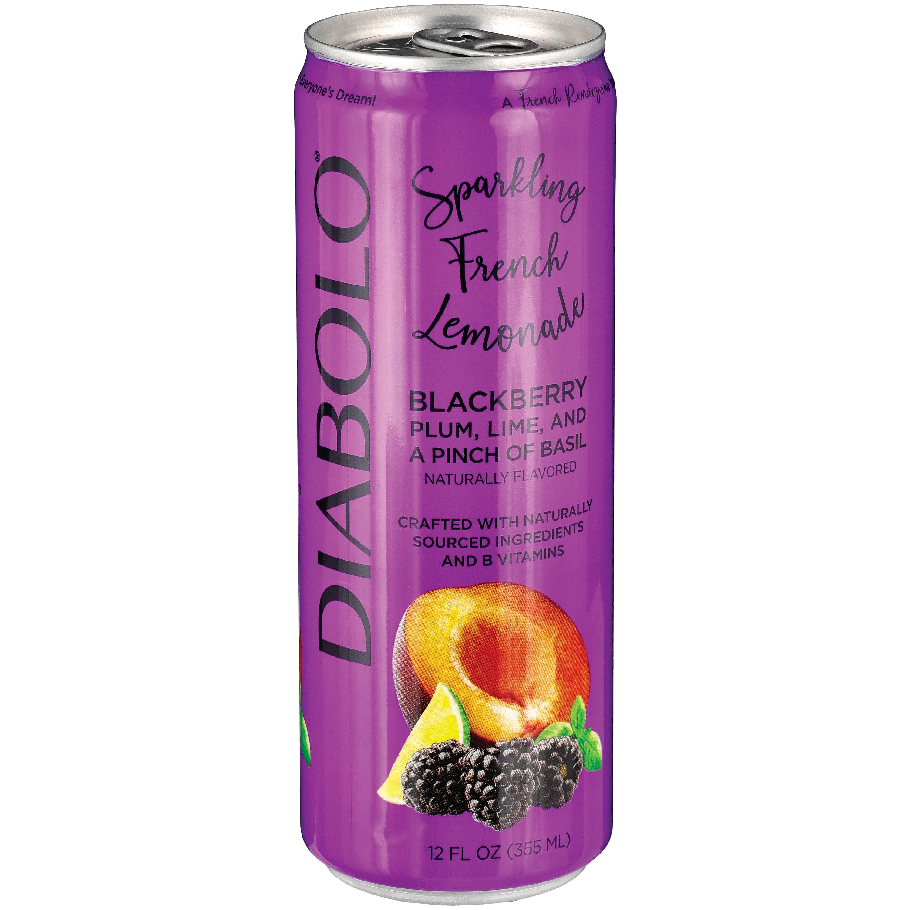 Diabolo Blackberry Sparkling French Lemonade Shop Soda at HEB