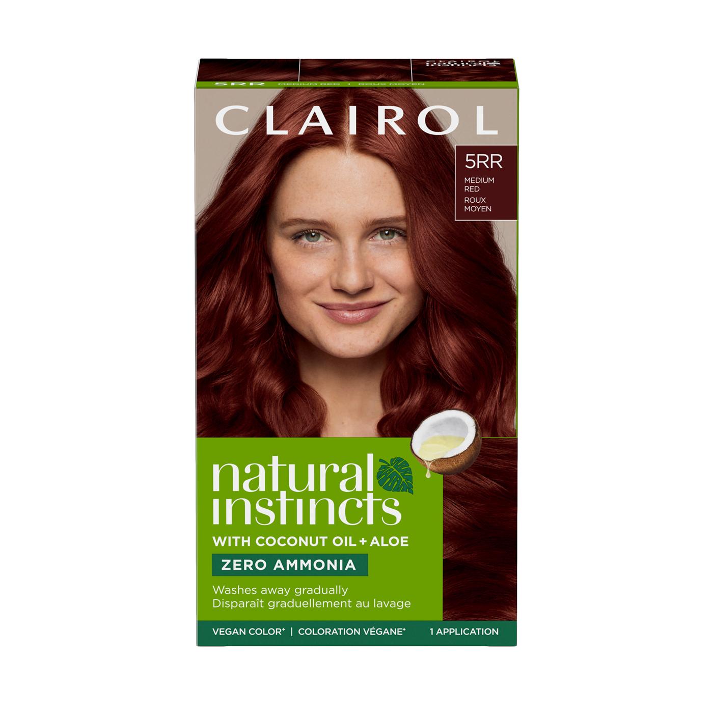 Clairol Natural Instincts Vegan Demi-Permanent Hair Color - 5RR Medium Red; image 1 of 10