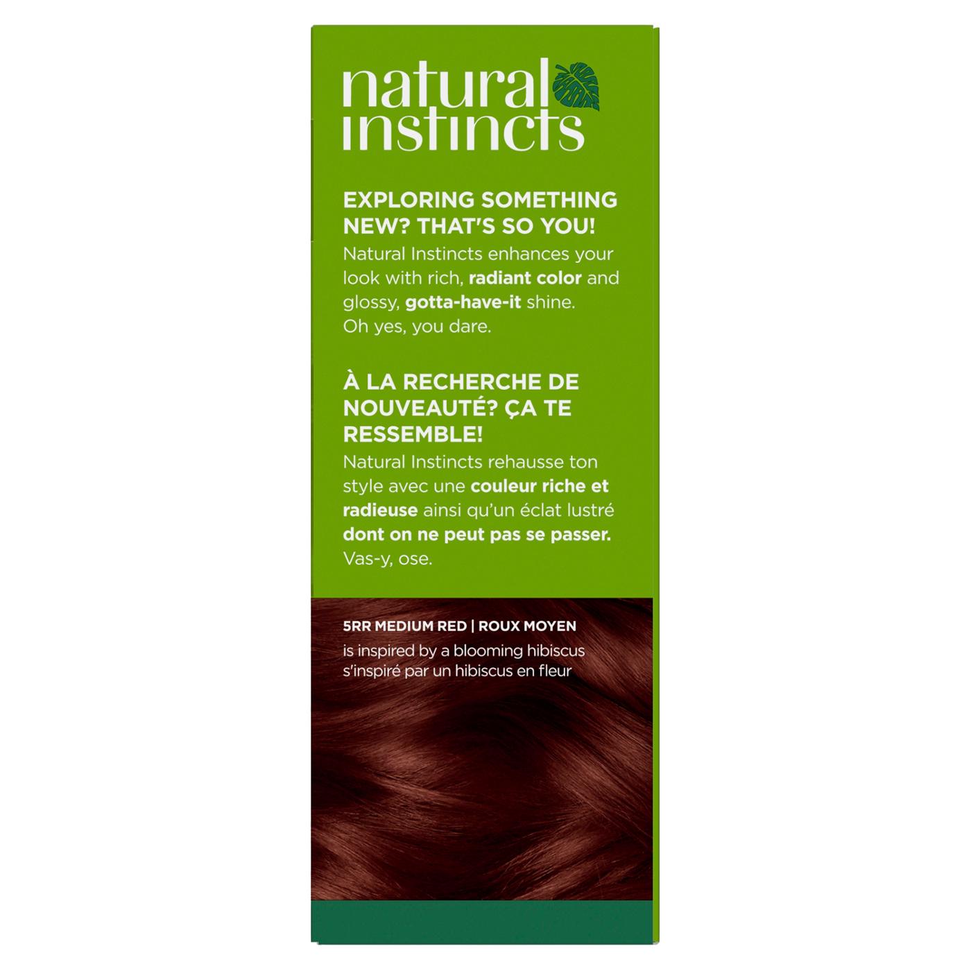 Clairol Natural Instincts Vegan Demi-Permanent Hair Color - 5RR Medium Red; image 3 of 10