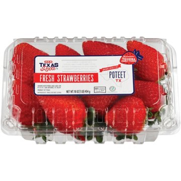 H-E-B Texas Roots Fresh Poteet Strawberries, 16 oz