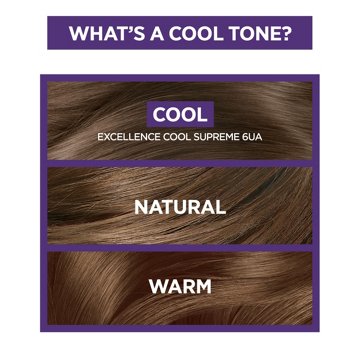 L'Oréal Paris Paris Excellence Creme Cool Supreme Permanent Hair Color 6UA Ultra Ash Light Brown