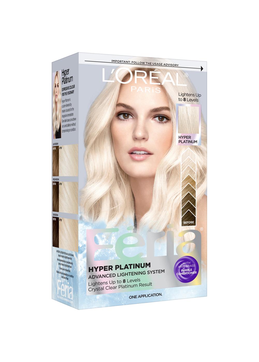 L'Oréal Paris Feria Hyper Platinum Advanced Lightening System; image 1 of 7