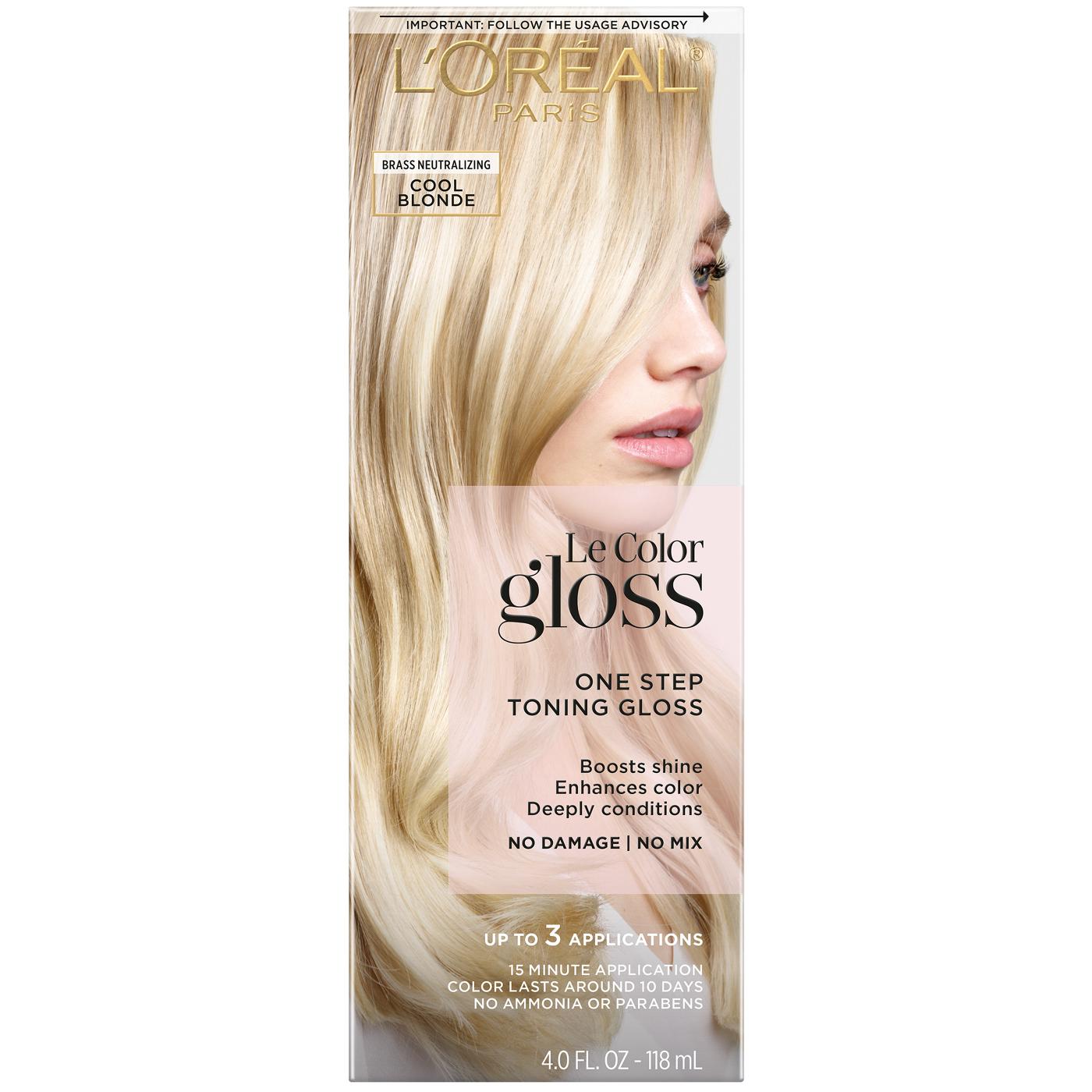 L'Oréal Paris Le Color Gloss One Step Toning Gloss - Cool Blonde; image 1 of 4