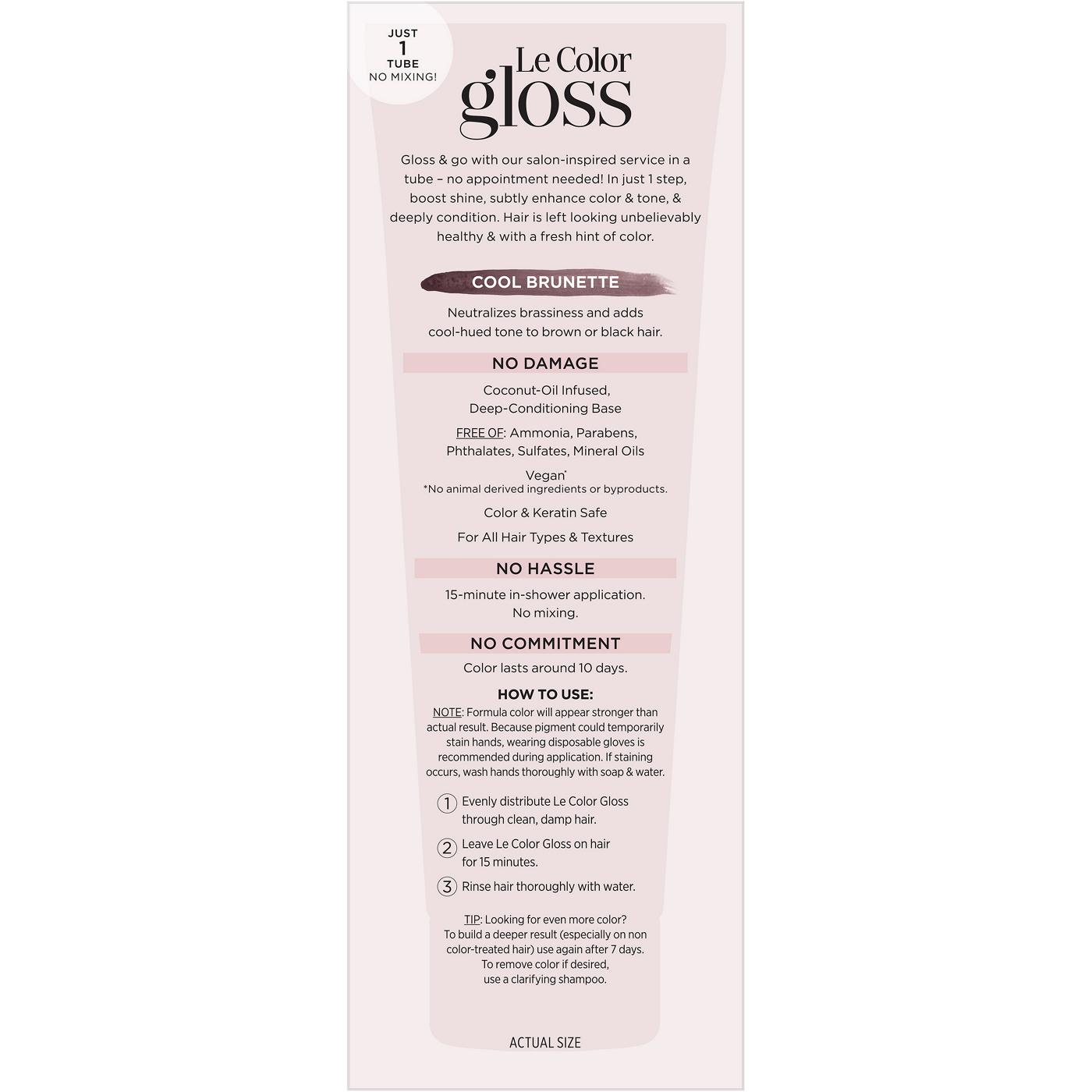 L'Oréal Paris Paris Le Color Gloss One Step Toning Gloss Cool