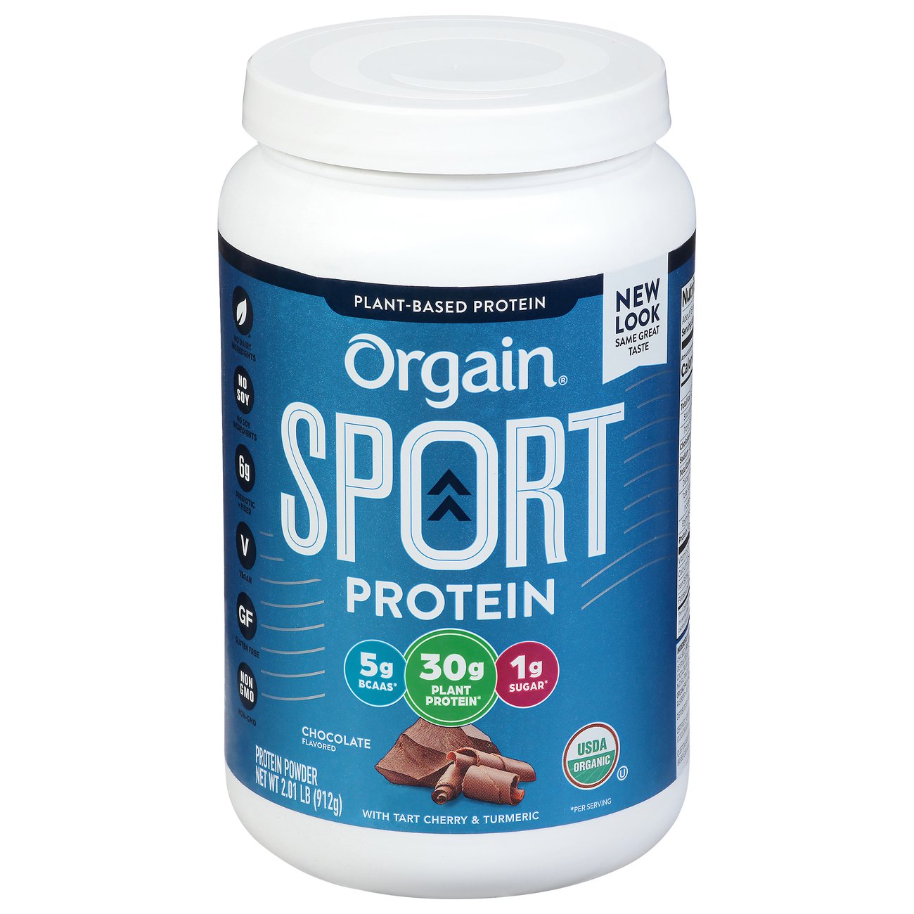 Orgain Sport Protein Powder Chocolate, 2.01 lb