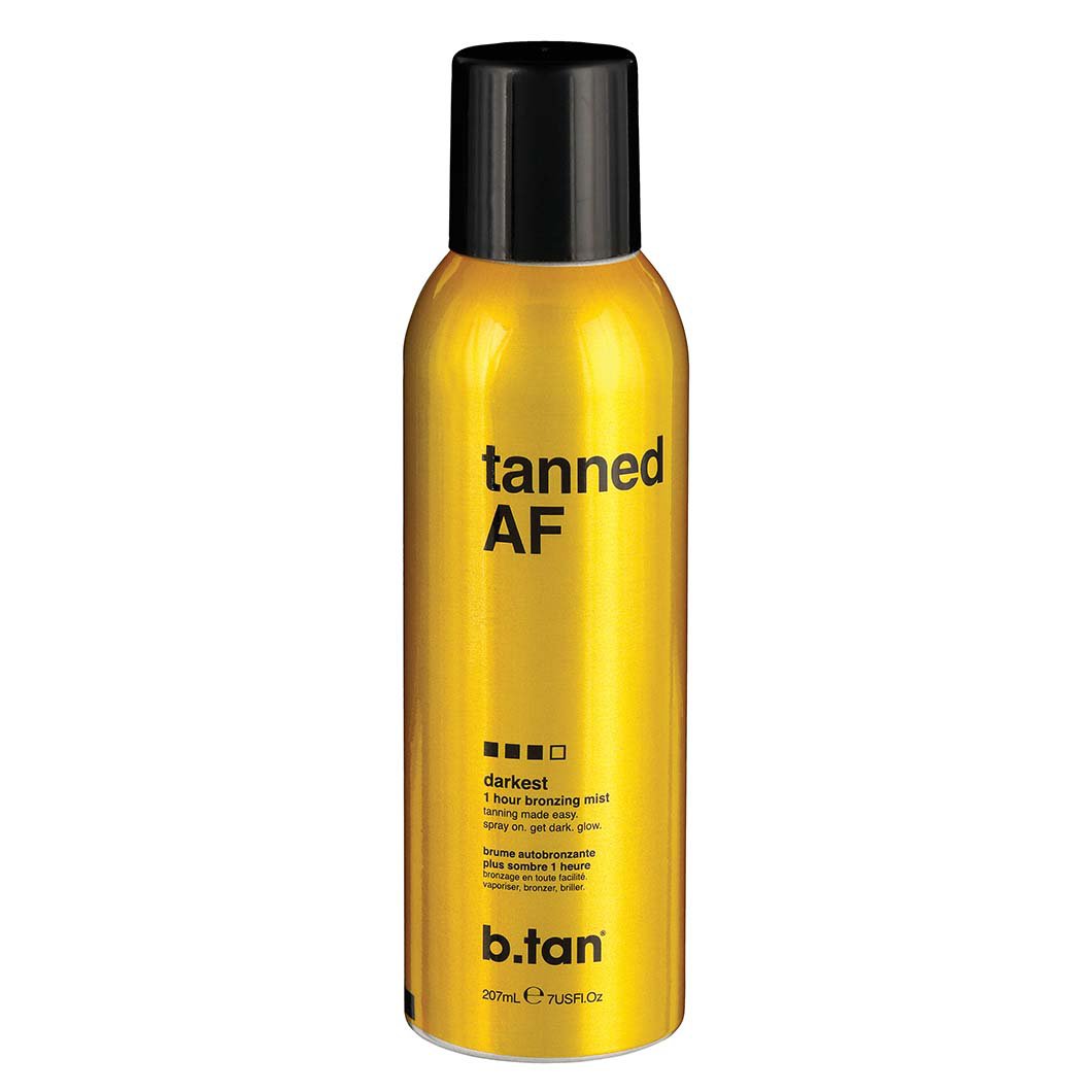 B.tan Tanned AF Darkest 1 Hour Bronzing Mist - Shop Bath & Skin Care At ...