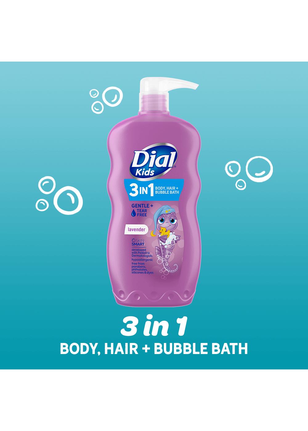 Dial Kids 3-in-1 Body + Hair + Bubble Bath - Lavender; image 5 of 8