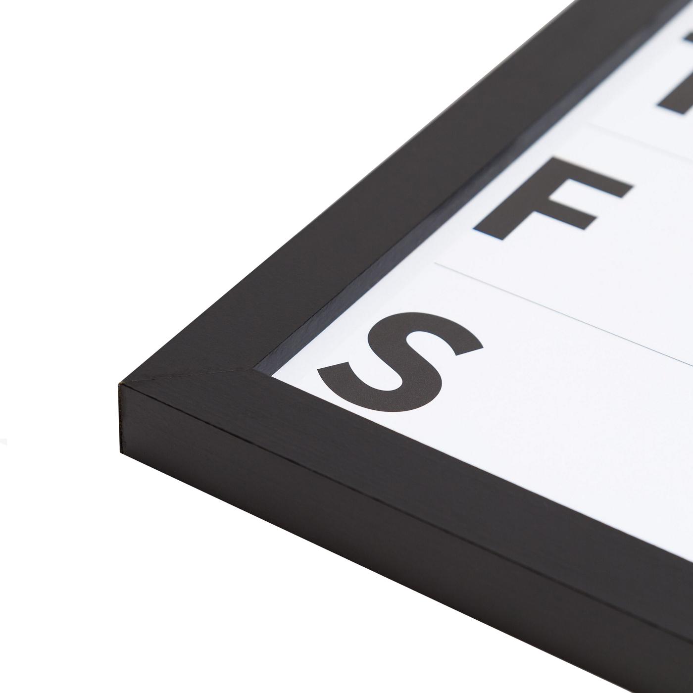 U Brands Wood Frame Weekly Dry Erase Planner Shop Bulletin & dry