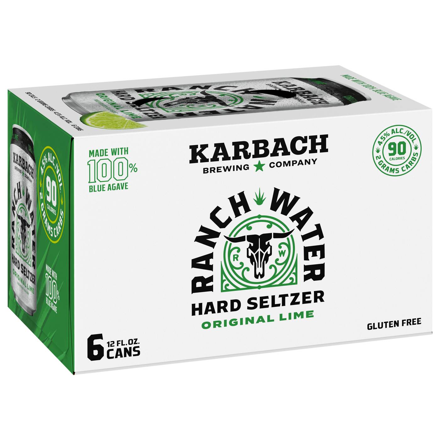 Karbach Original Lime Ranch Water Hard Seltzer 6 pk Cans; image 1 of 2