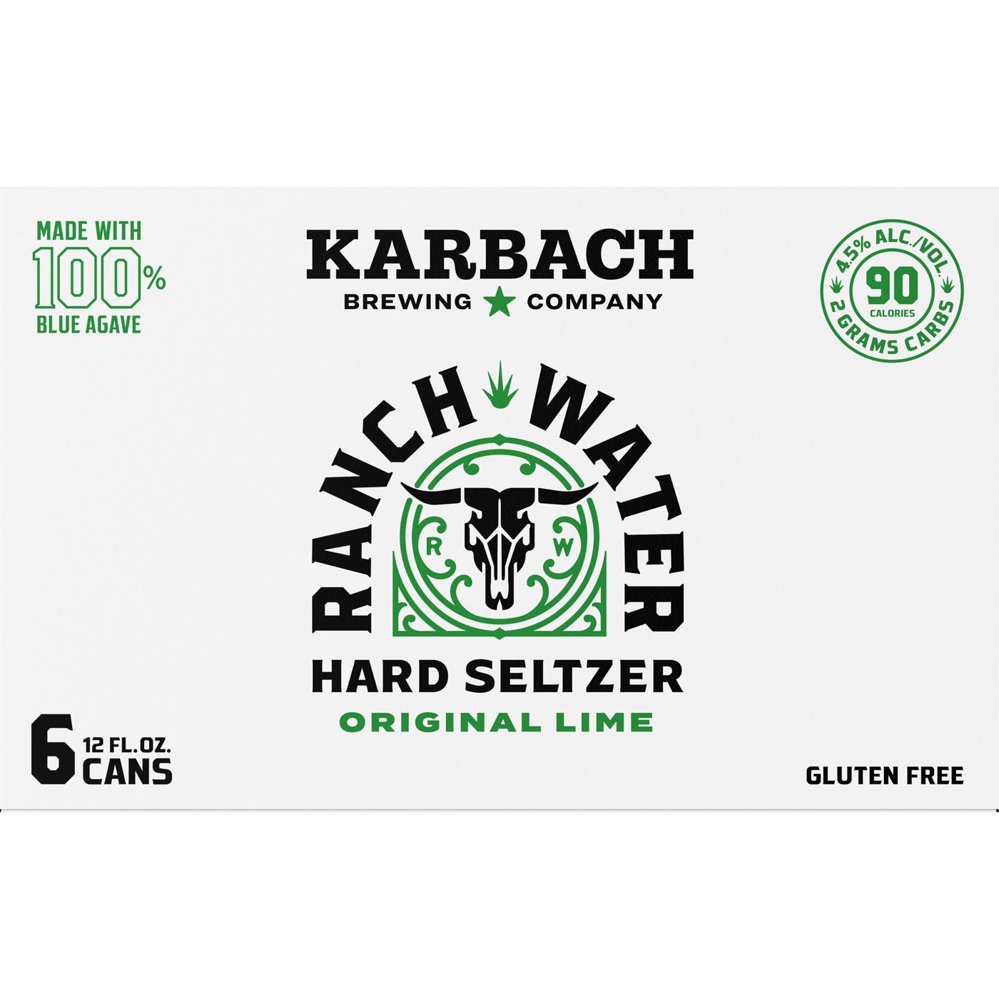 Karbach Original Lime Ranch Water Hard Seltzer 6 pk Cans; image 2 of 2