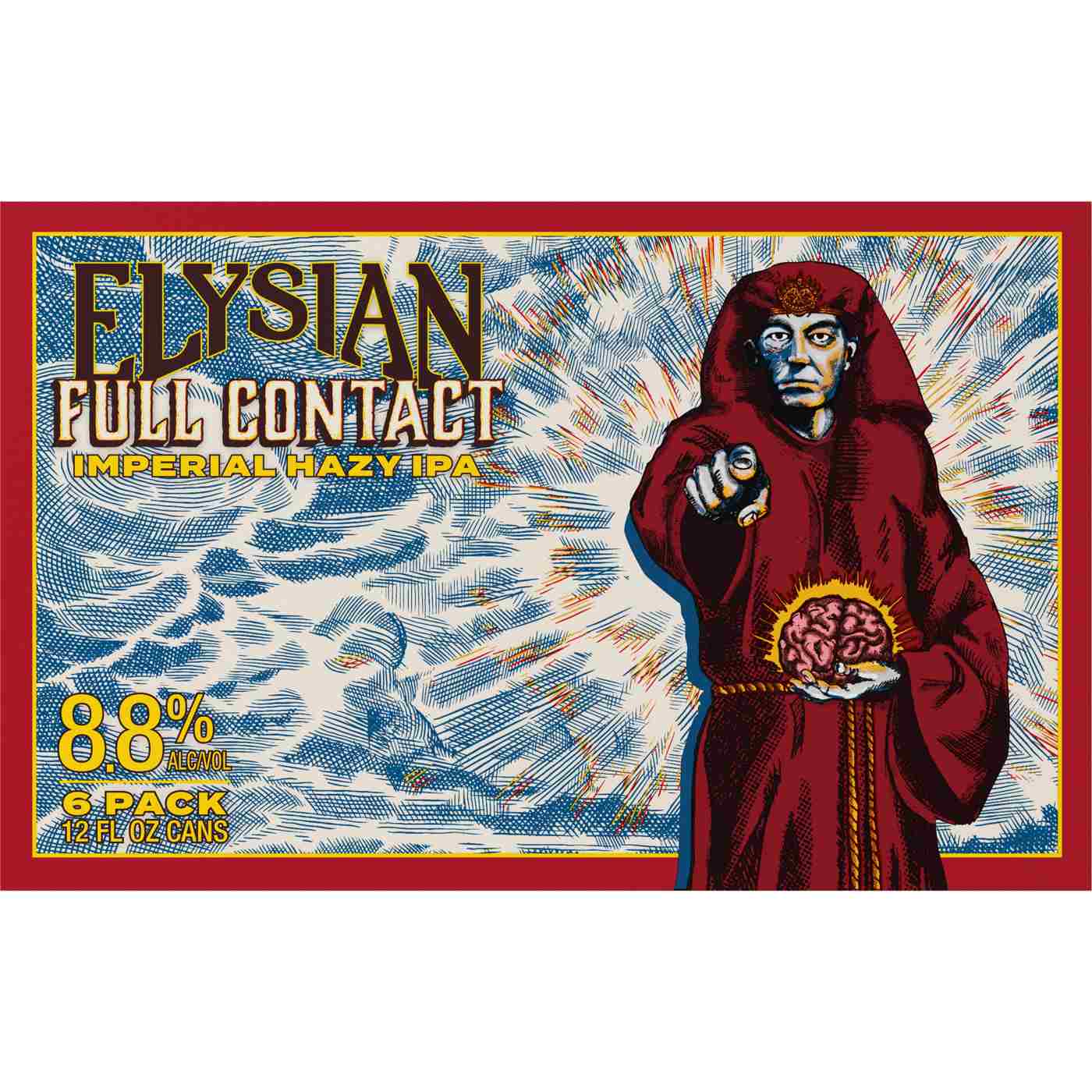 Elysian Full Contact Imperial Hazy IPA Beer 12 oz Cans; image 2 of 2