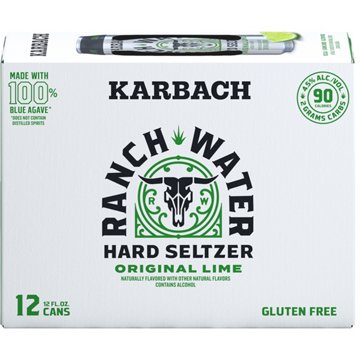 Karbach Ranch Water Hard Seltzer 12 pk Cans, 12 oz