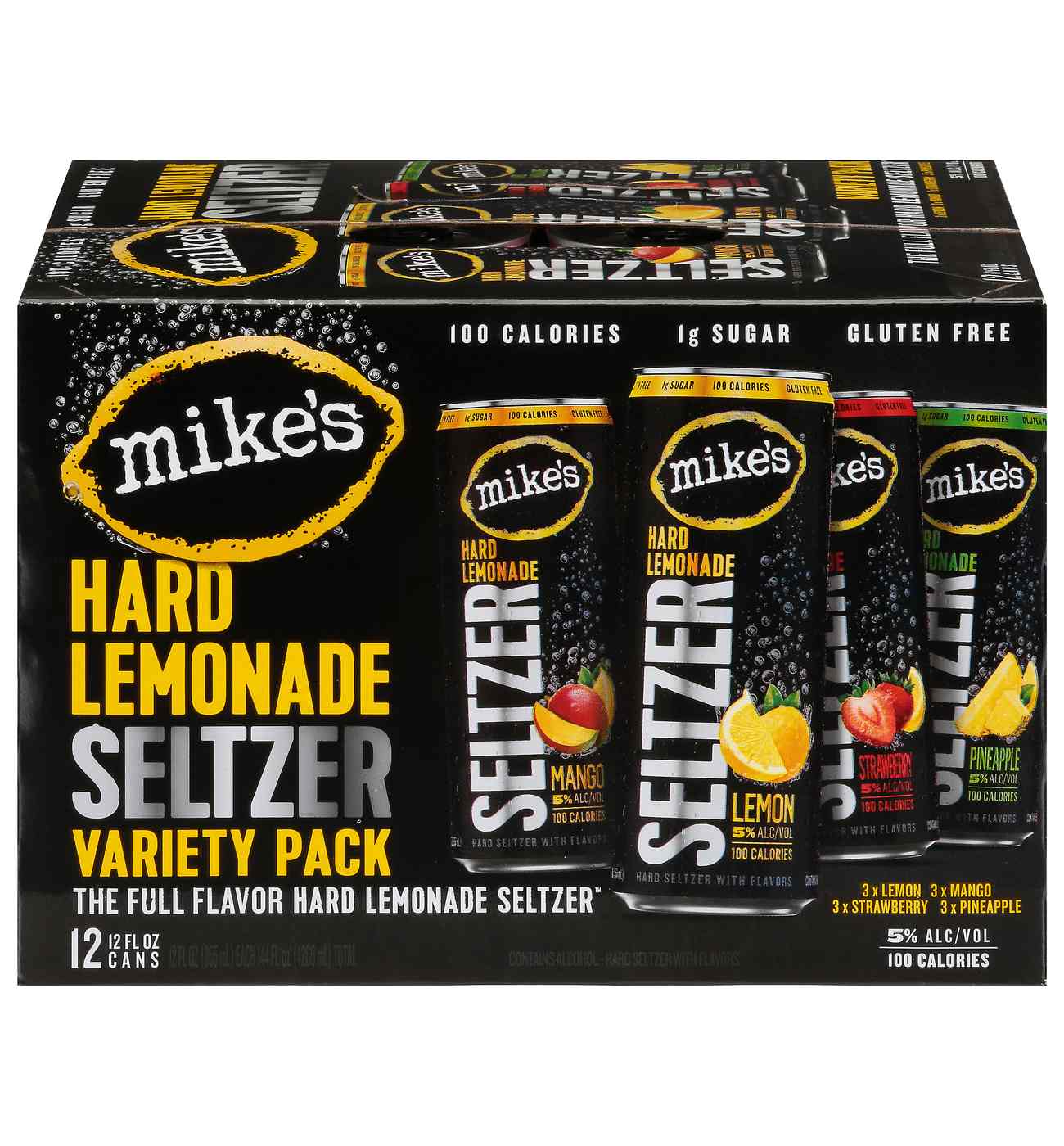 Mike's Hard Lemonade Seltzer Variety Pack 12 oz Cans; image 1 of 2