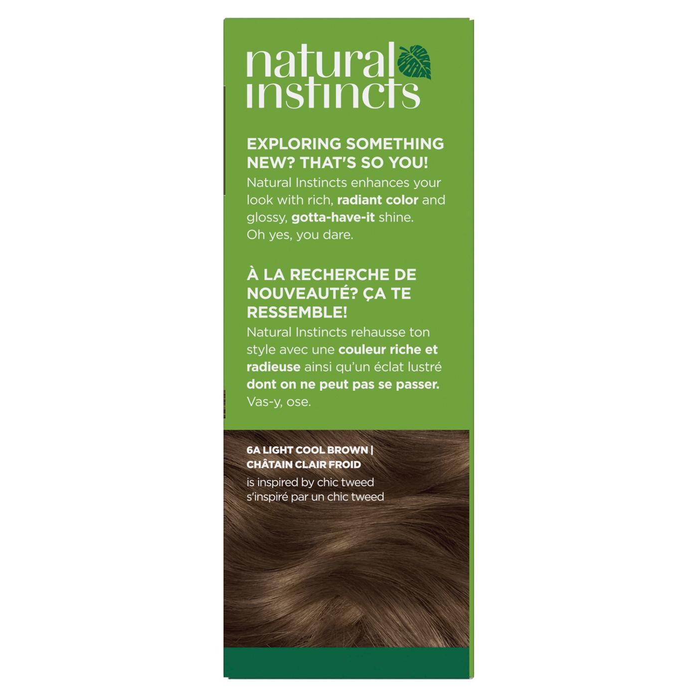 Clairol Natural Instincts Vegan Demi-Permanent Hair Color - 6A Light Cool Brown; image 7 of 10