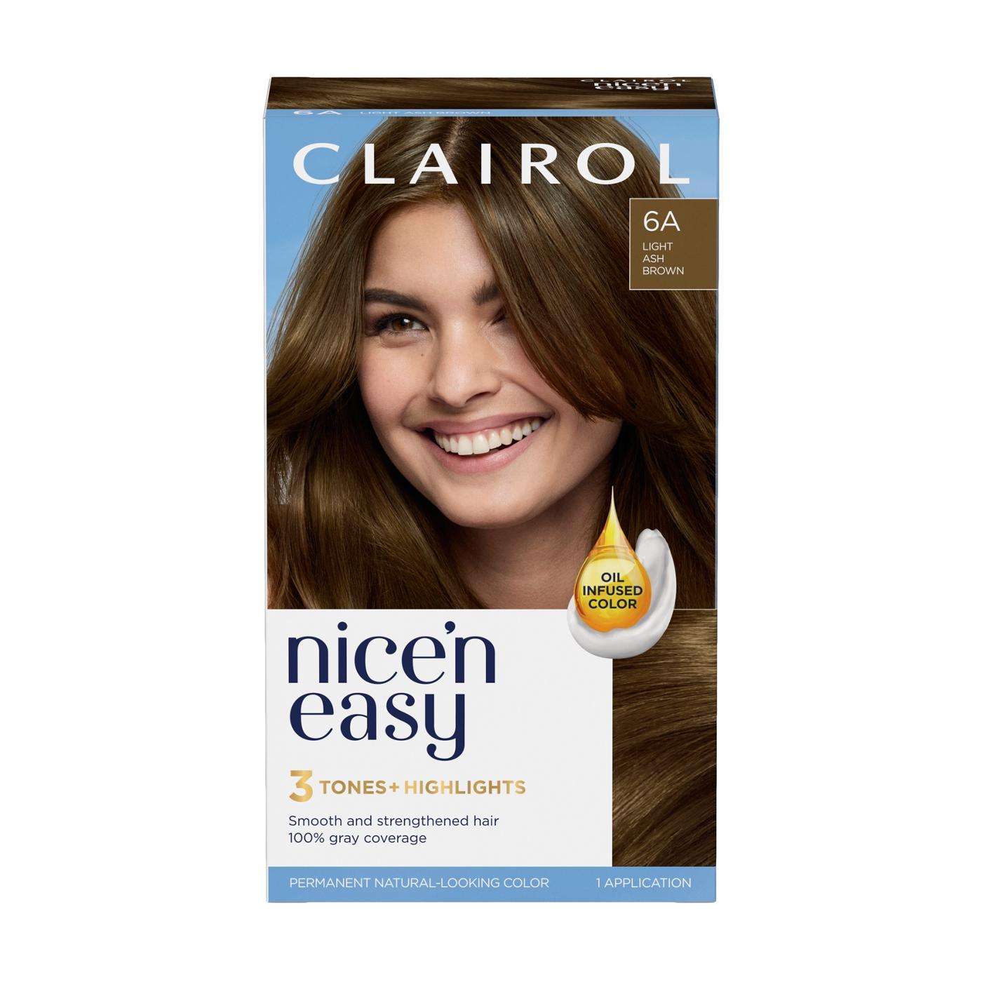 Clairol Nice 'N Easy Permanent Hair Color - 6A Light Ash Brown; image 1 of 10