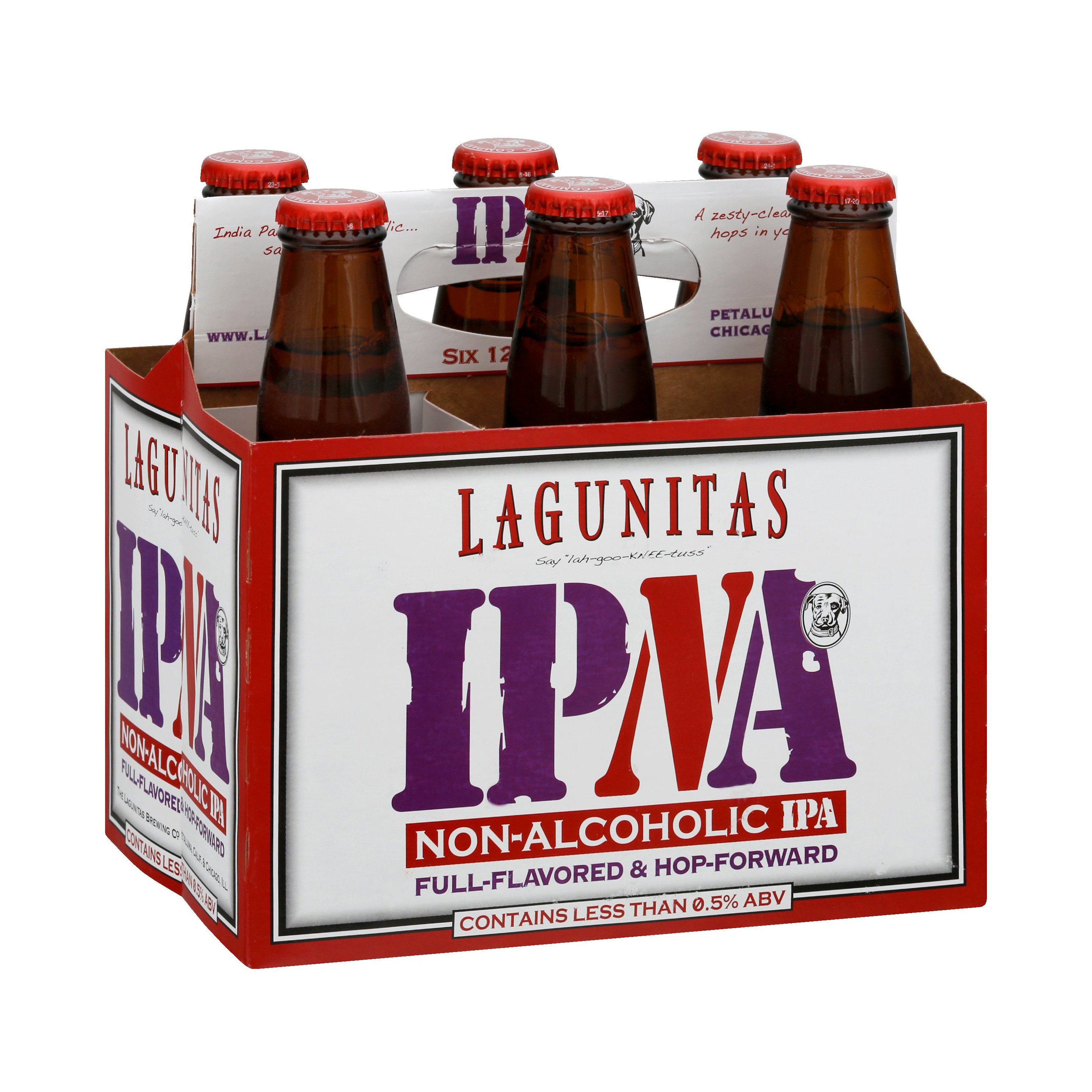 Lagunitas IPNA Non-alcoholic IPA 12 Oz Bottles - Shop Beer At H-E-B