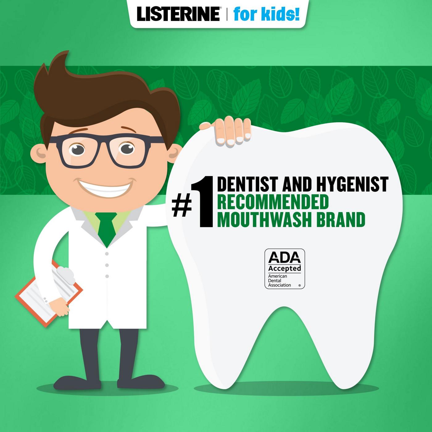 Listerine Kids Smart Rinse Mouthwash - Mint Shield; image 4 of 6