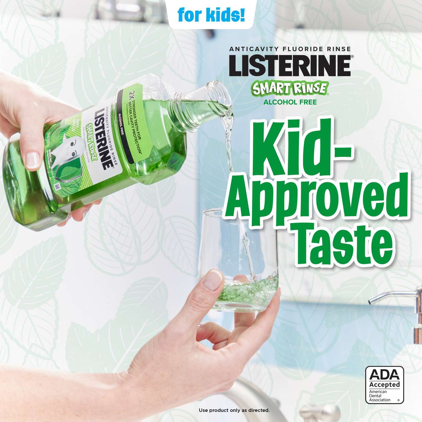 Listerine Kids Smart Rinse Mouthwash - Mint Shield; image 8 of 8