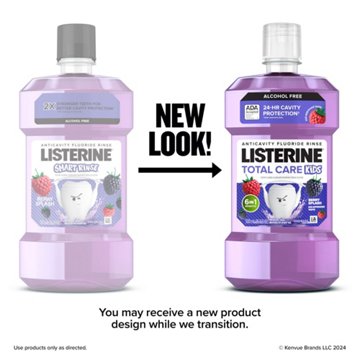 Listerine Smart Rinse Mouthwash - Berry Splash