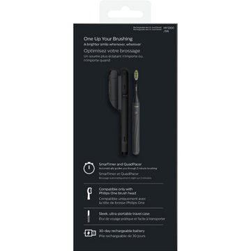 Philips One Rechargeable Power Toothbrush - Black