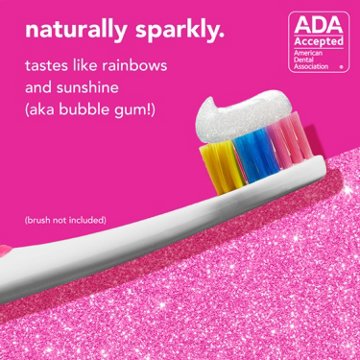 hello Kids Unicorn Sparkle Fluoride Toothpaste - Bubble Gum, 4.2 oz