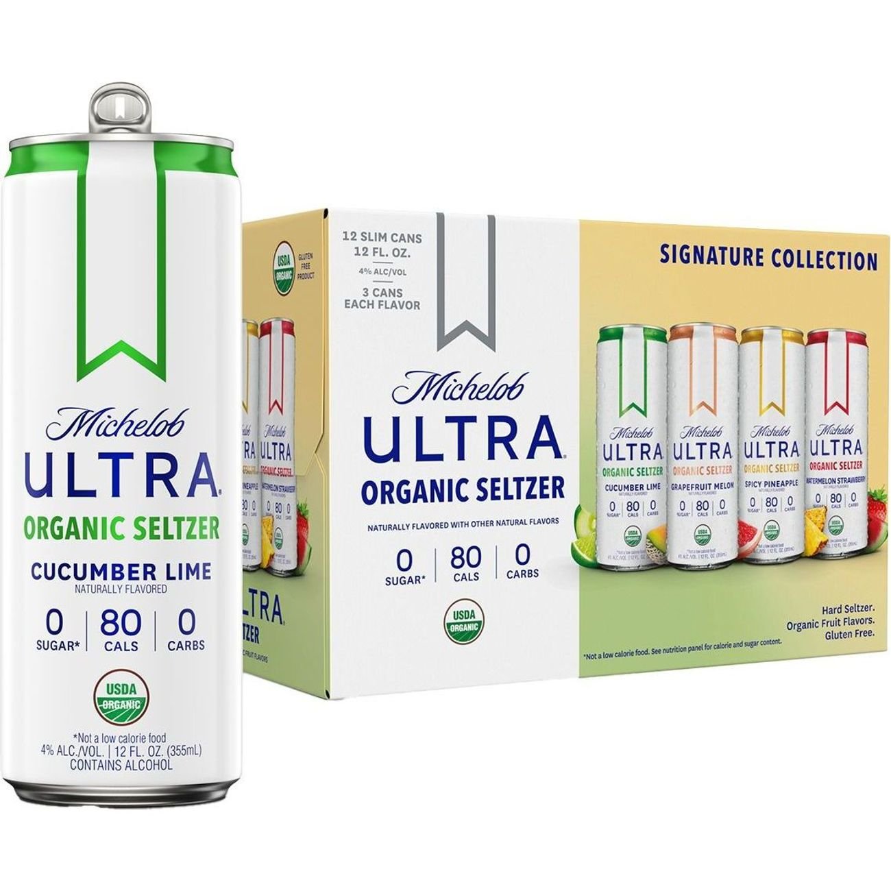 Michelob Ultra Seltzer Variety Pack 12 oz Cans - Shop Malt Beverages ...