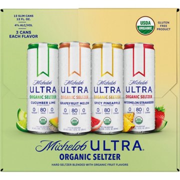 Michelob ULTRA Hard Seltzer Variety 12 pk Slim Cans, 12 oz