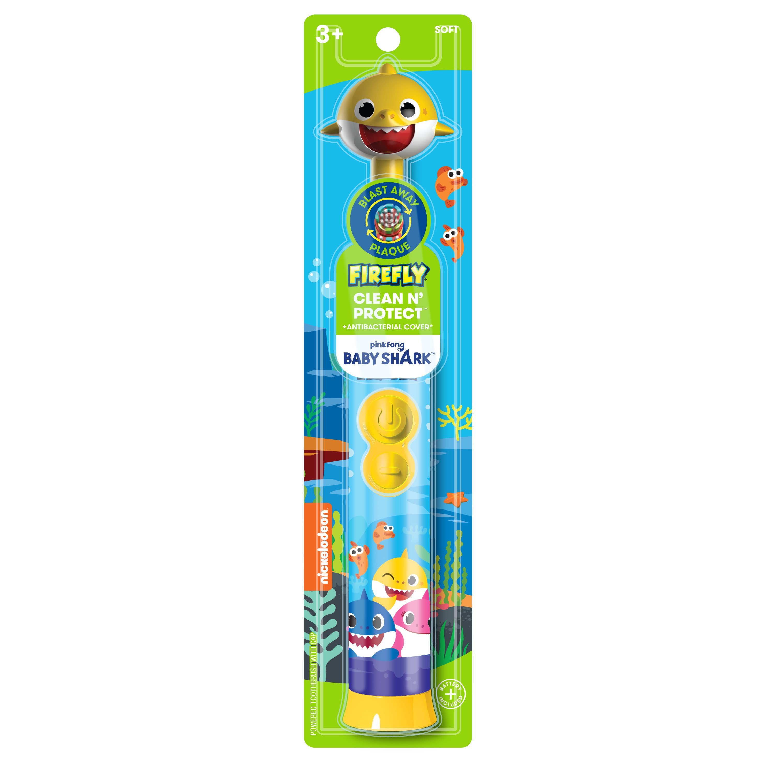 firefly baby shark toothbrush