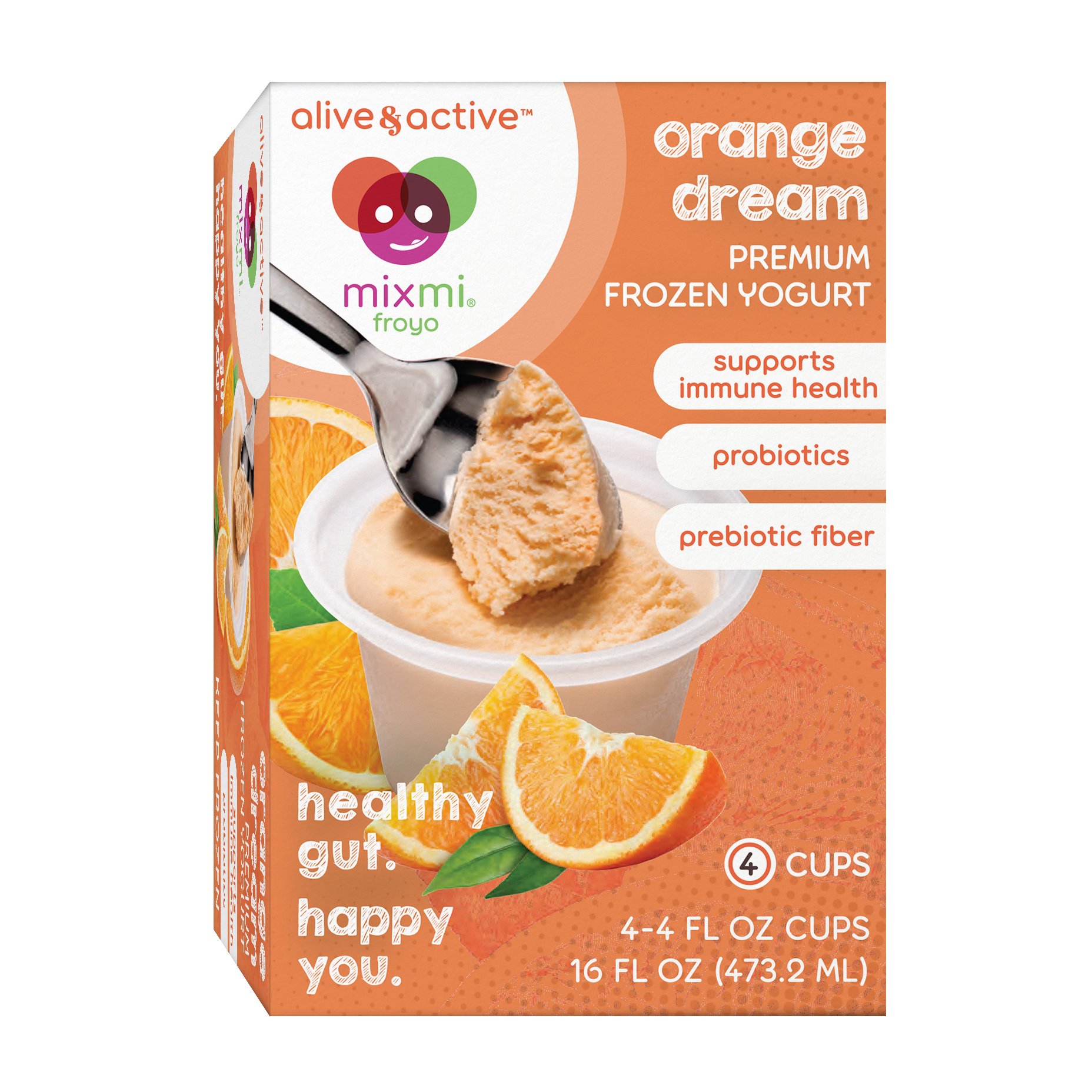 Mixmi Orange Dream Yogurt Cups Shop Frozen yogurt at HEB