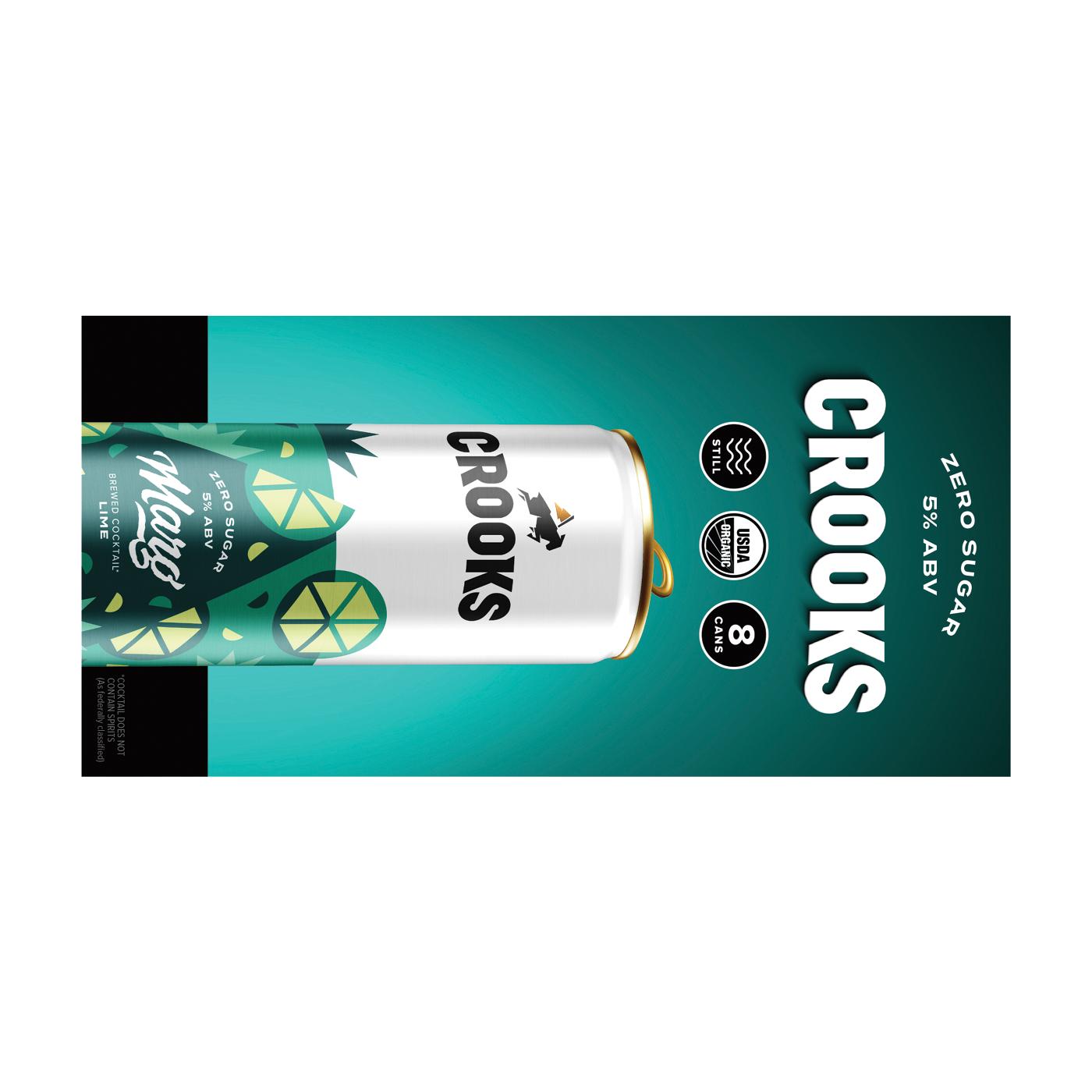 Crook & Marker Lime Margarita Zero Sugar 8 pk Cans Shop Malt