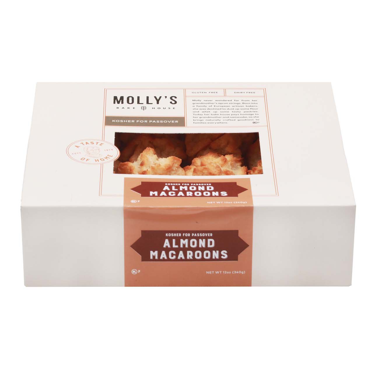 Molly's Bake House Kosher for Passover Almond Macaroons Shop Tarts