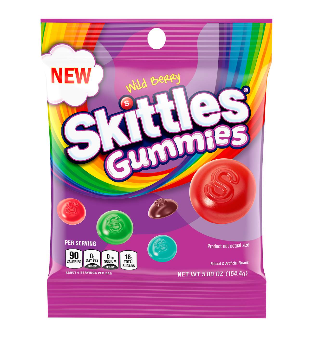 Skittles Wild Berry Gummies; image 1 of 8