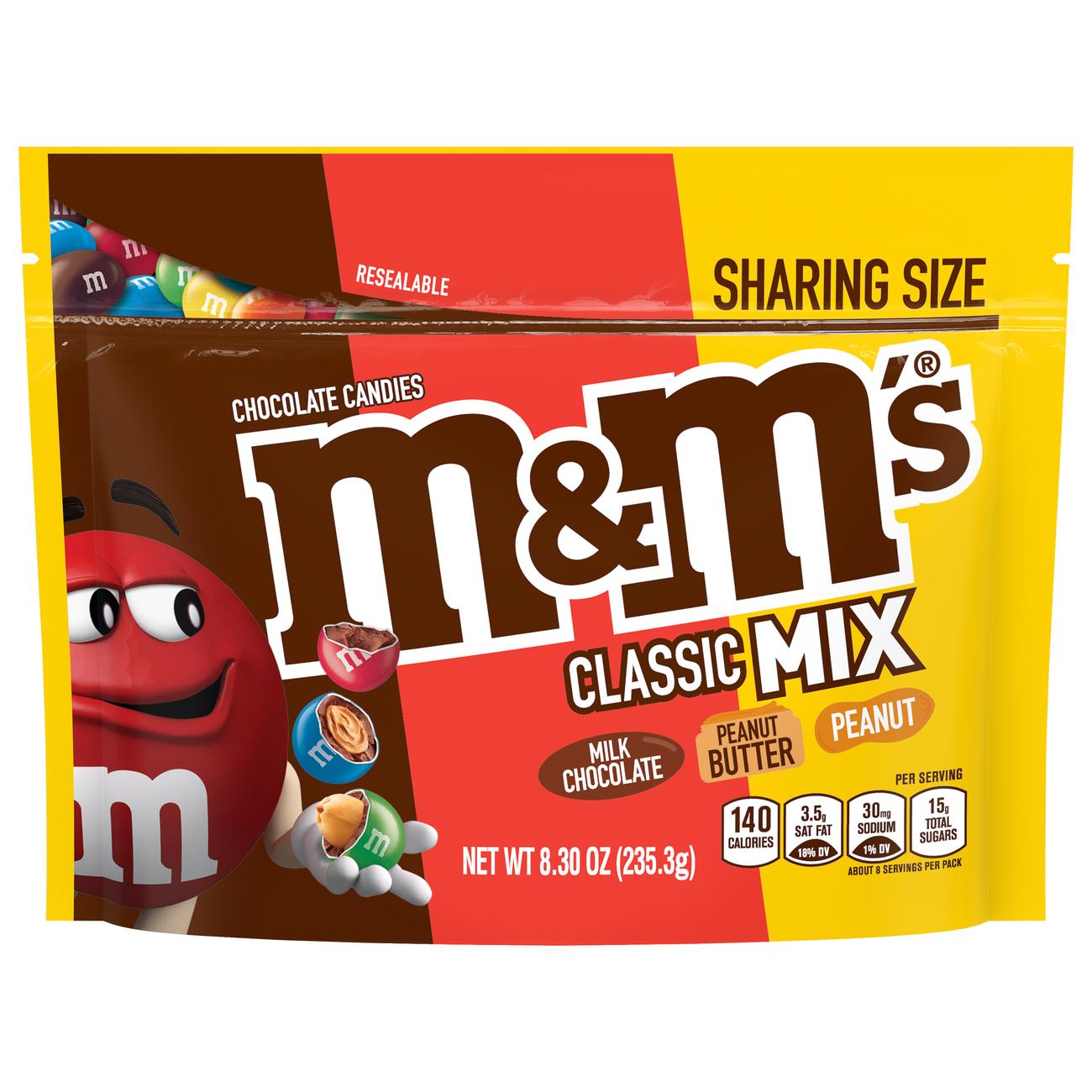 M&M's Chocolate Candies, Fudge Brownie, Share Size