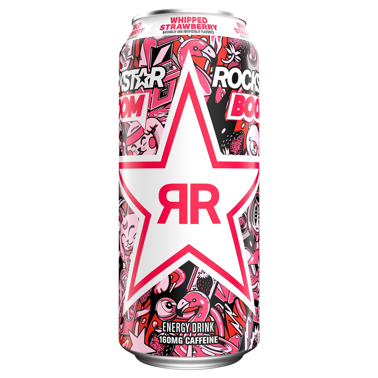 Rockstar Boom Whipped Strawberry Energy Drink Shop Sports & Energy