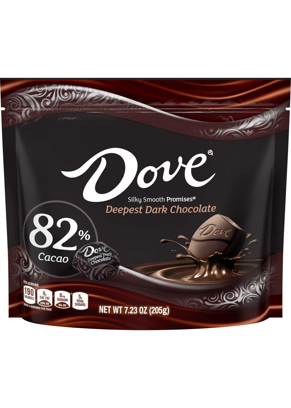 Dove Promises Deepest Dark Chocolate 82% Cacao Candy; image 1 of 7