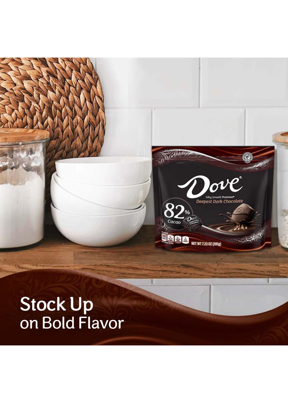 Dove Promises Deepest Dark Chocolate 82% Cacao Candy; image 6 of 7