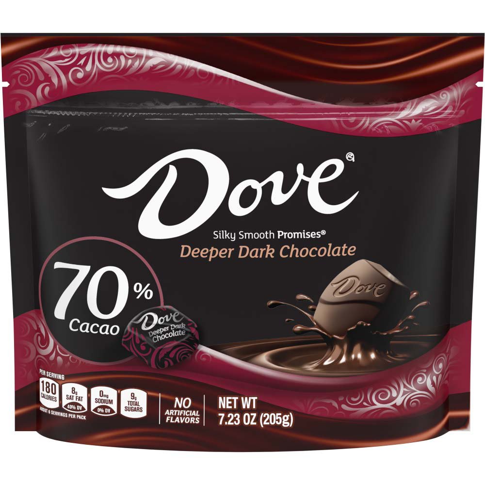 Dove Promises Deeper Dark Chocolate 70 Cacao Candy Shop Snacks