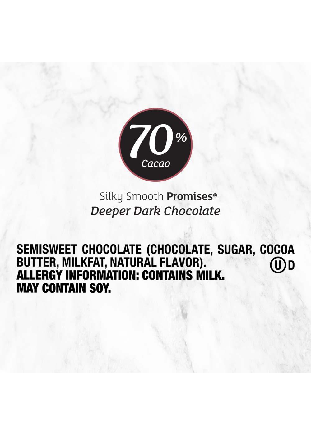 Dove Promises Deeper Dark Chocolate 70% Cacao Candy; image 5 of 7
