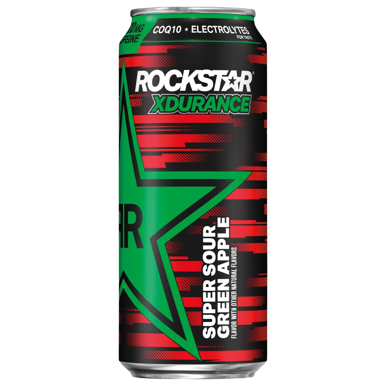 Rockstar Xdurance Super Sour Green Apple - Shop Sports & Energy Drinks ...