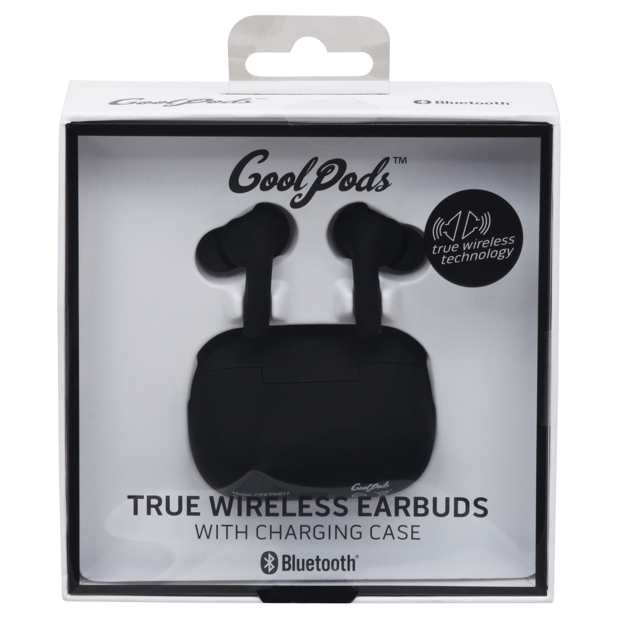 Cool Pods White Matte True Wireless Earbuds with Charging Case