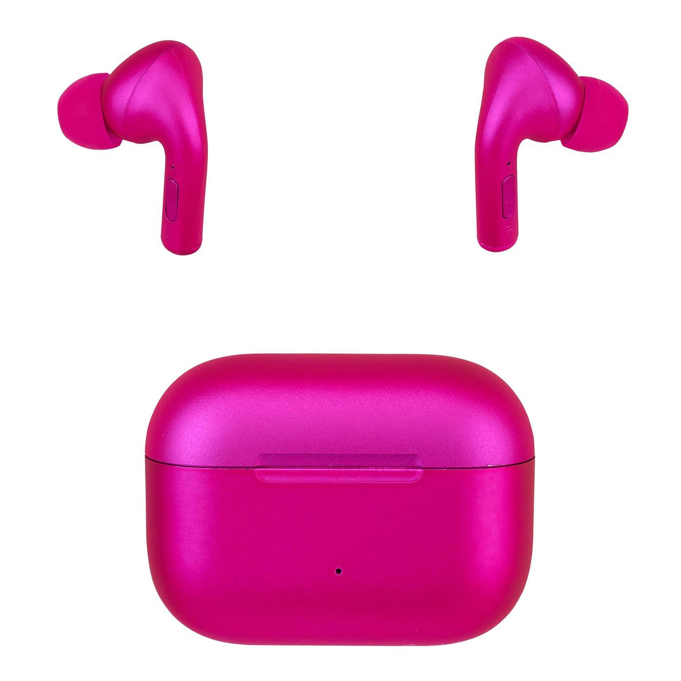 CoolPods Pink Matte True Wireless Earbuds with Charging Case; image 3 of 3