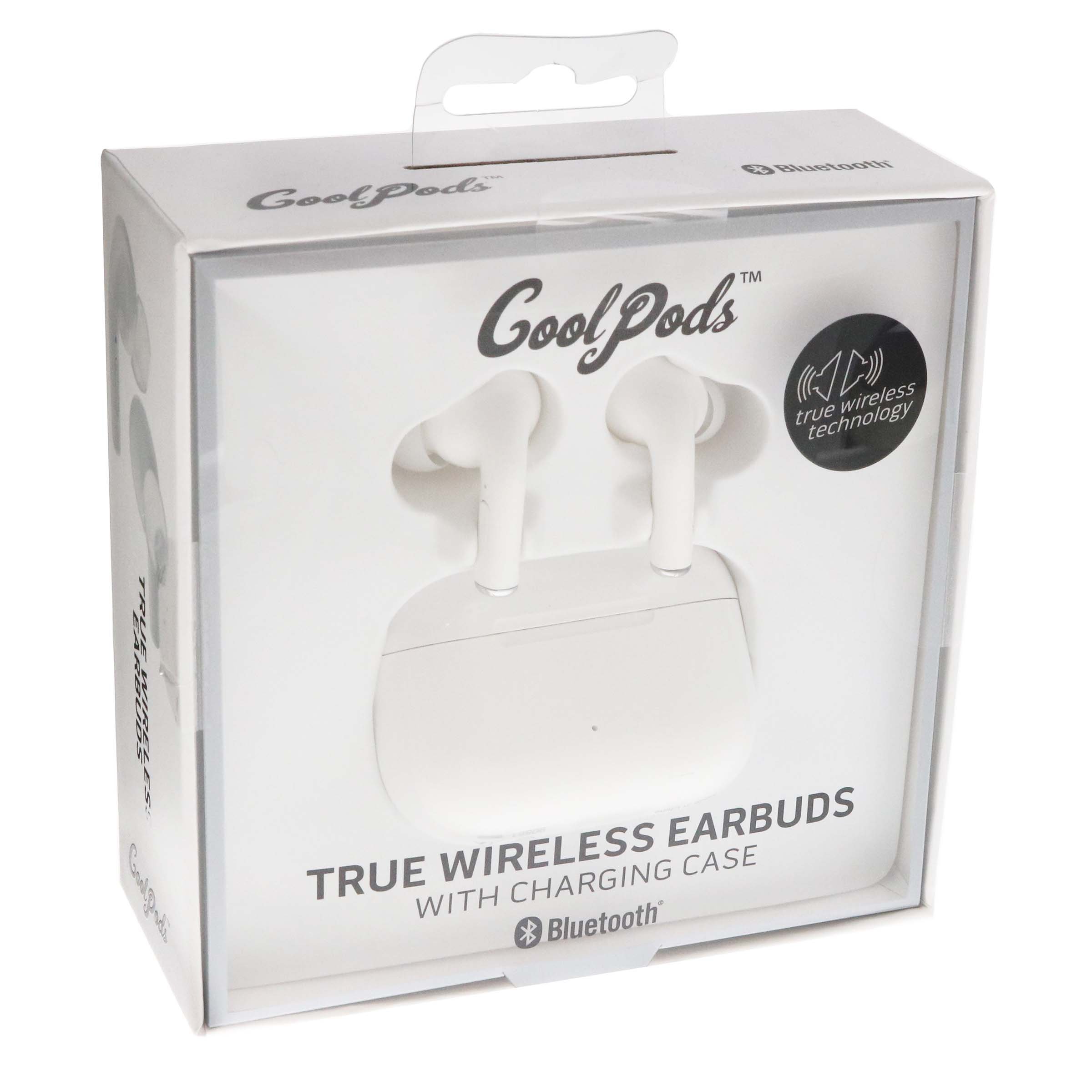 Cool Pods White Matte True Wireless Earbuds with Charging Case Shop