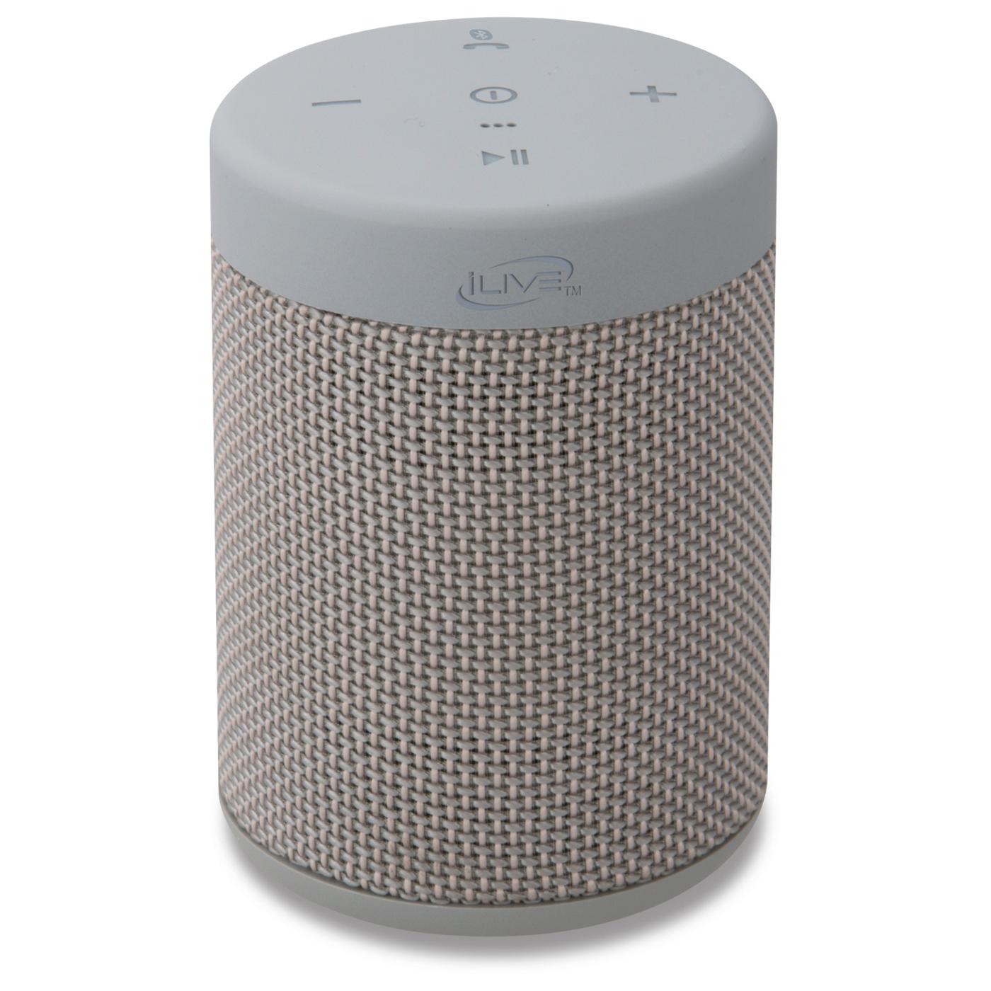 iLive Gray Wireless Speaker; image 1 of 3