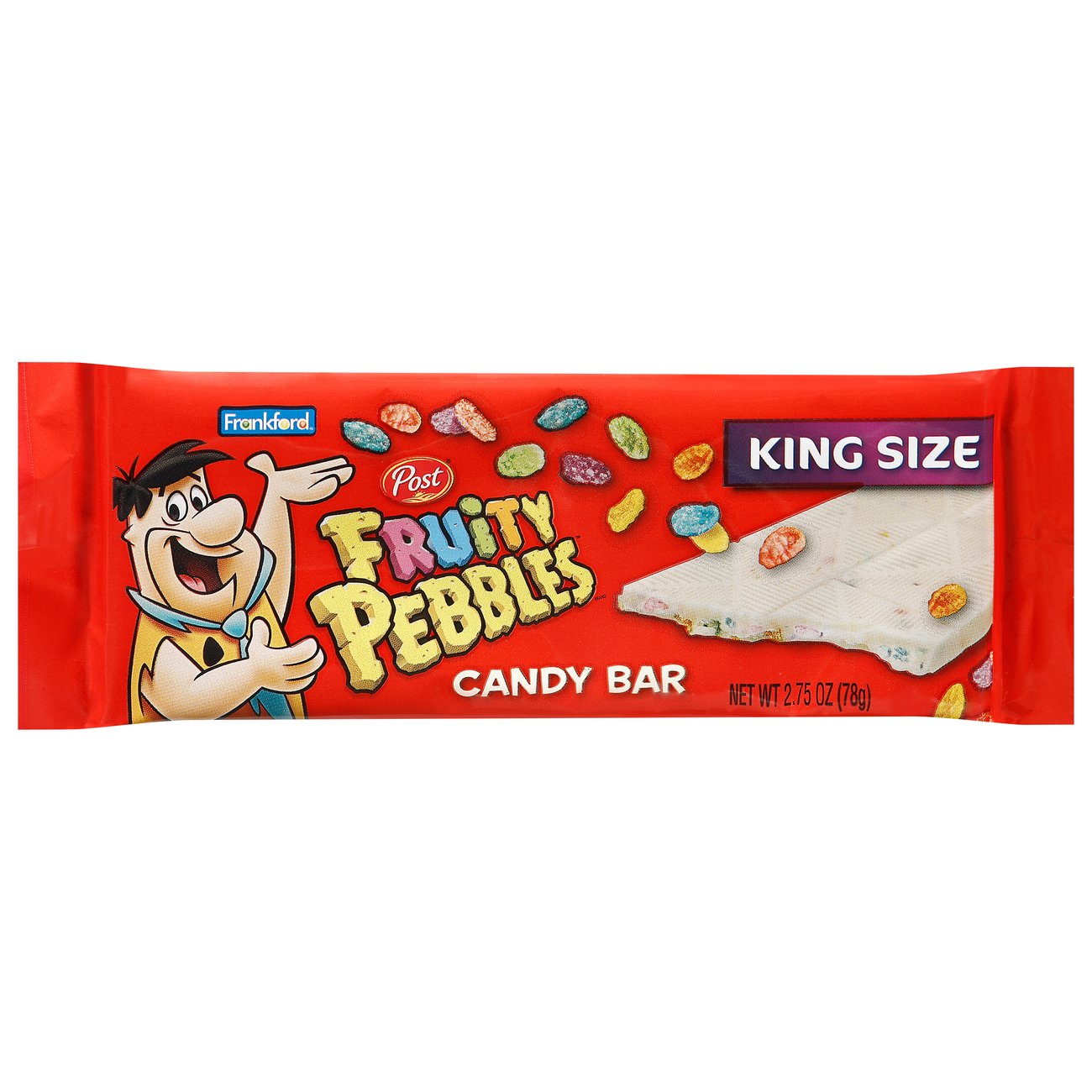 Cocoa Pebbles King Size Candy Bar, Bulk Pack of 18 Individually Wrapped Bars,for Kids Girls Boys Teens Adults by Frankford Candy