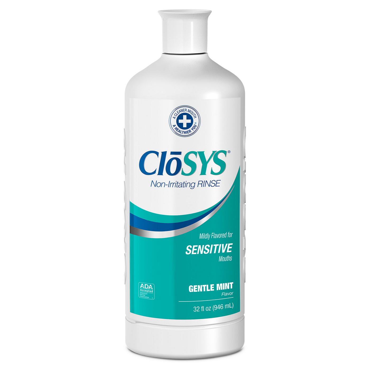 CloSYS Sensitive NonIrritating Mouth Rinse Gentle Mint Shop Mouthwash at HEB