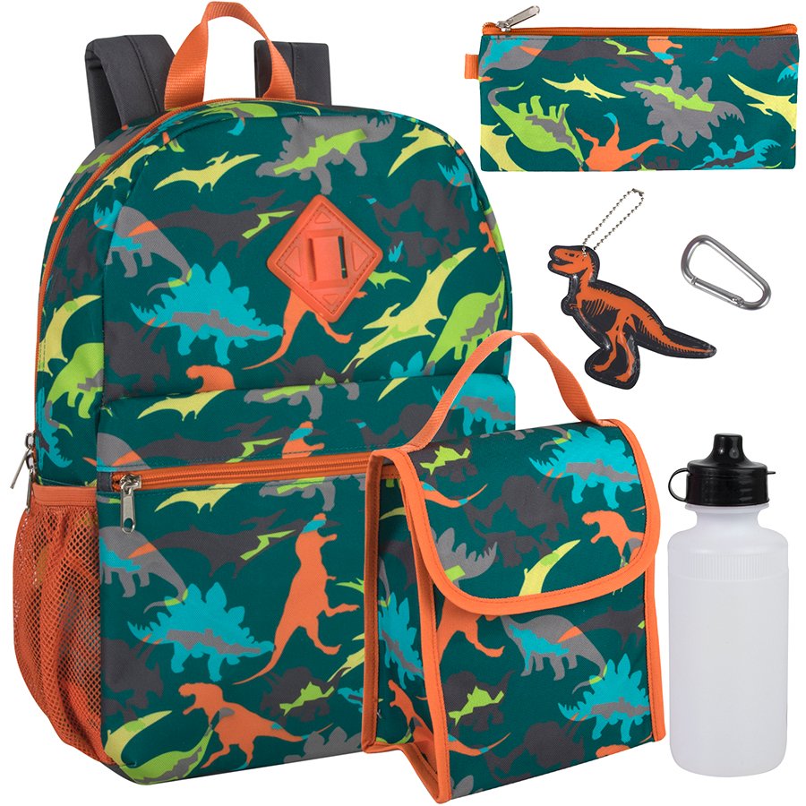Trailmaker Dino Boys Backpack Set Shop Backpacks at HEB