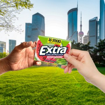 Extra Sweet Watermelon Sugar Free Chewing Gum - Mega Pack, 35 pc